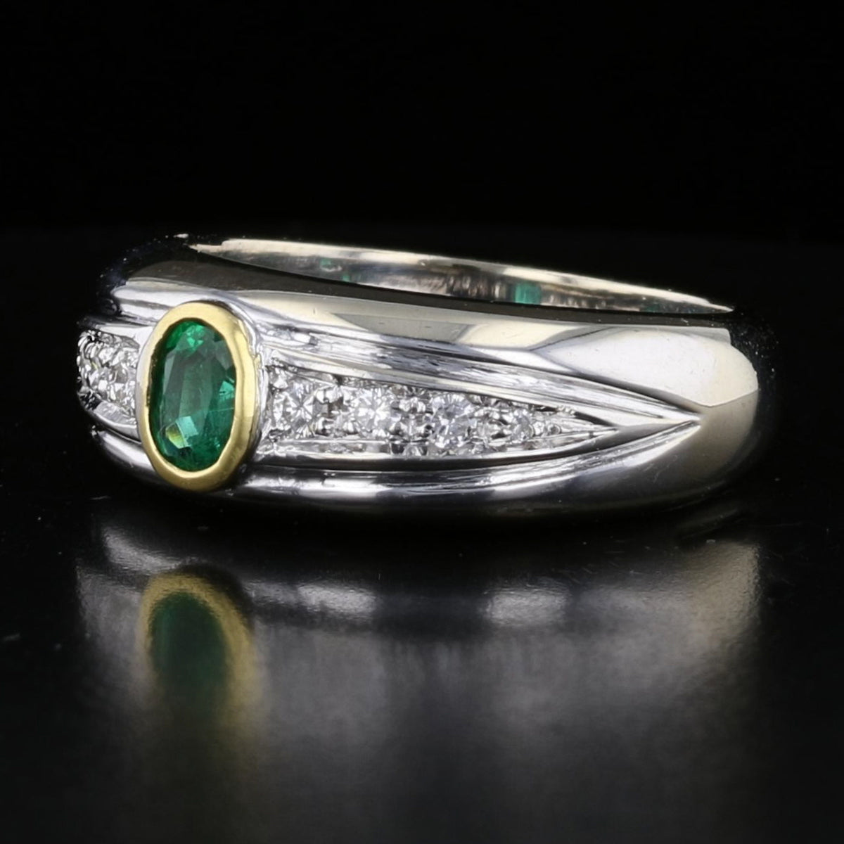Emerald Diamond Band