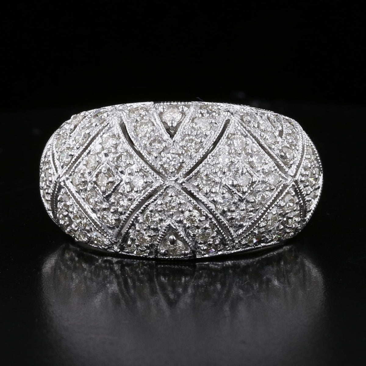 Vintage Diamond Dome Ring