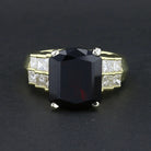 Garnet Diamond Ring - David's Antiques & Jewelry