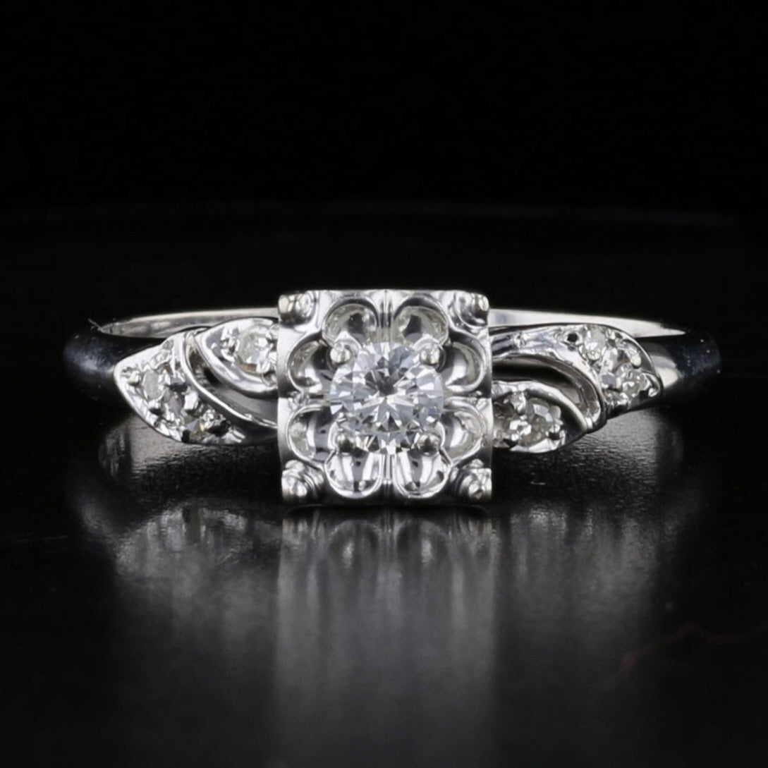 Vintage Diamond Engagement Ring