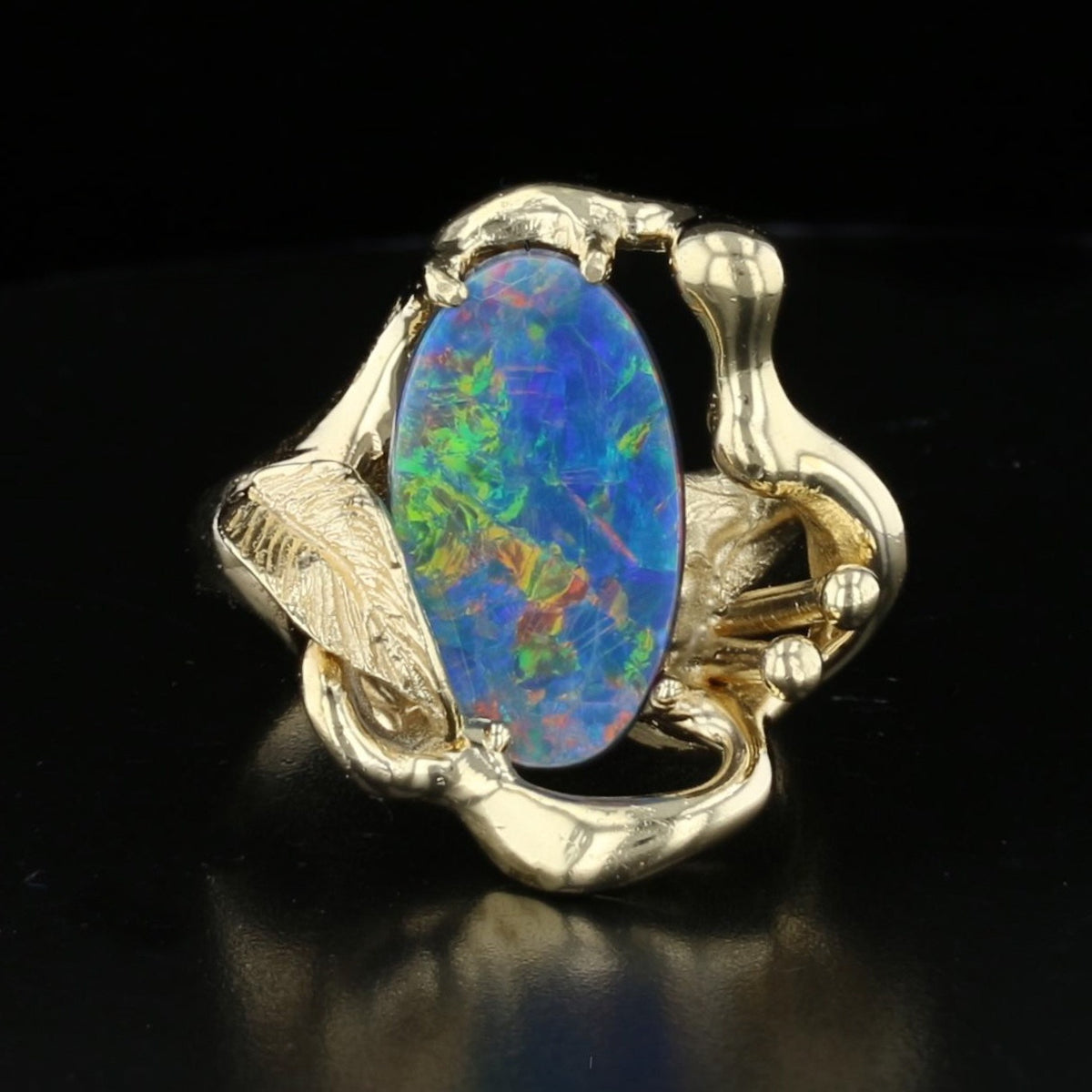 Vintage Australian Opal Ring