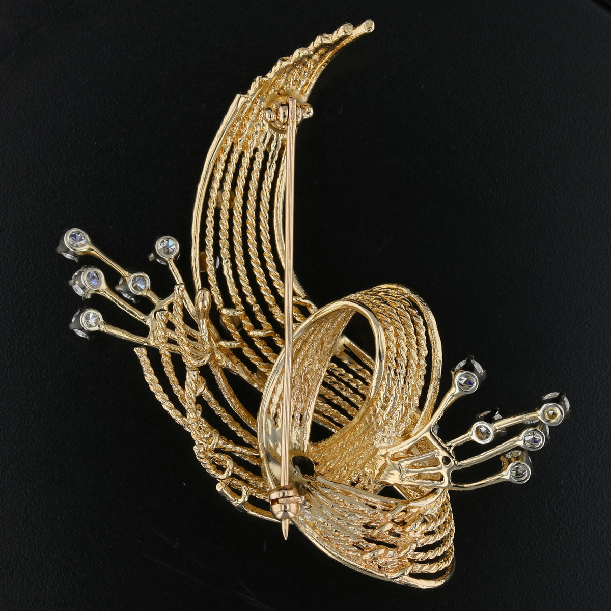 Vintage Diamond Brooch