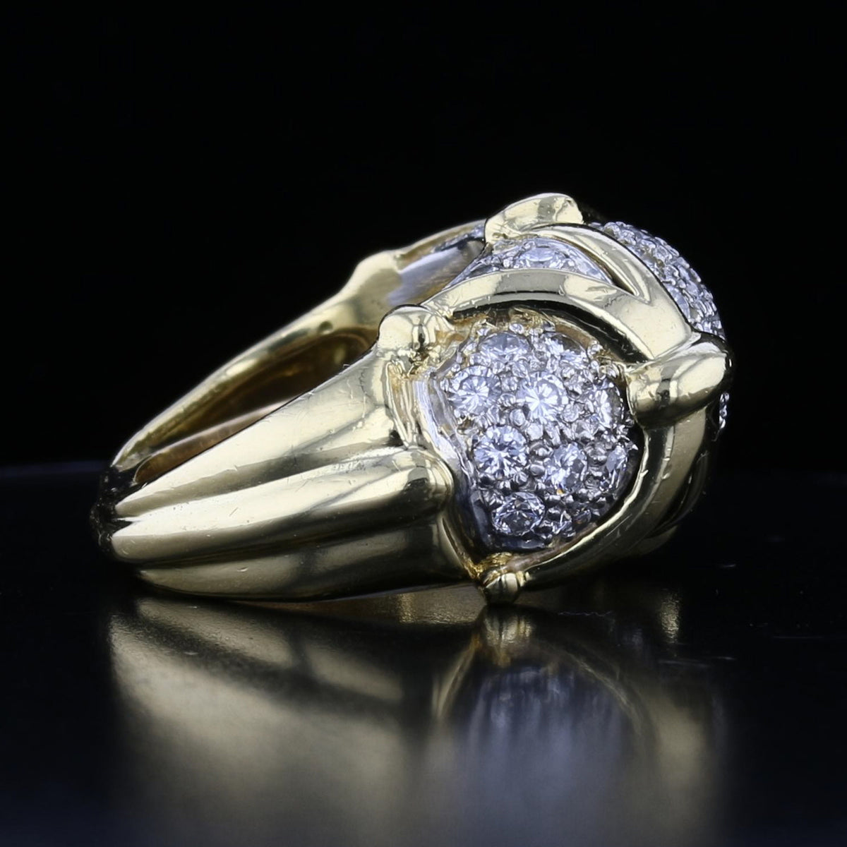 Vintage Diamond Pave Ring