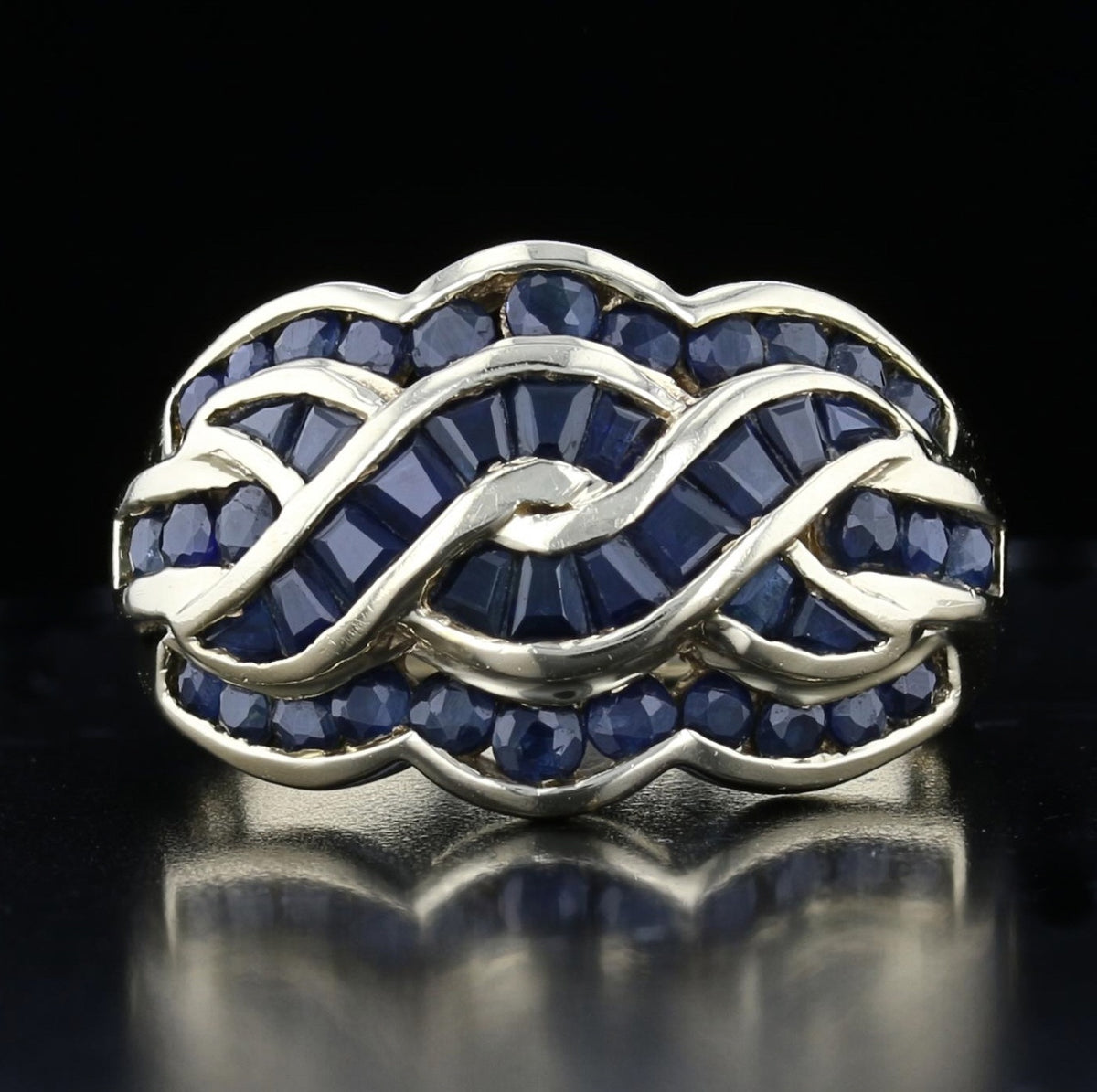 Vintage Blue Sapphire Ring