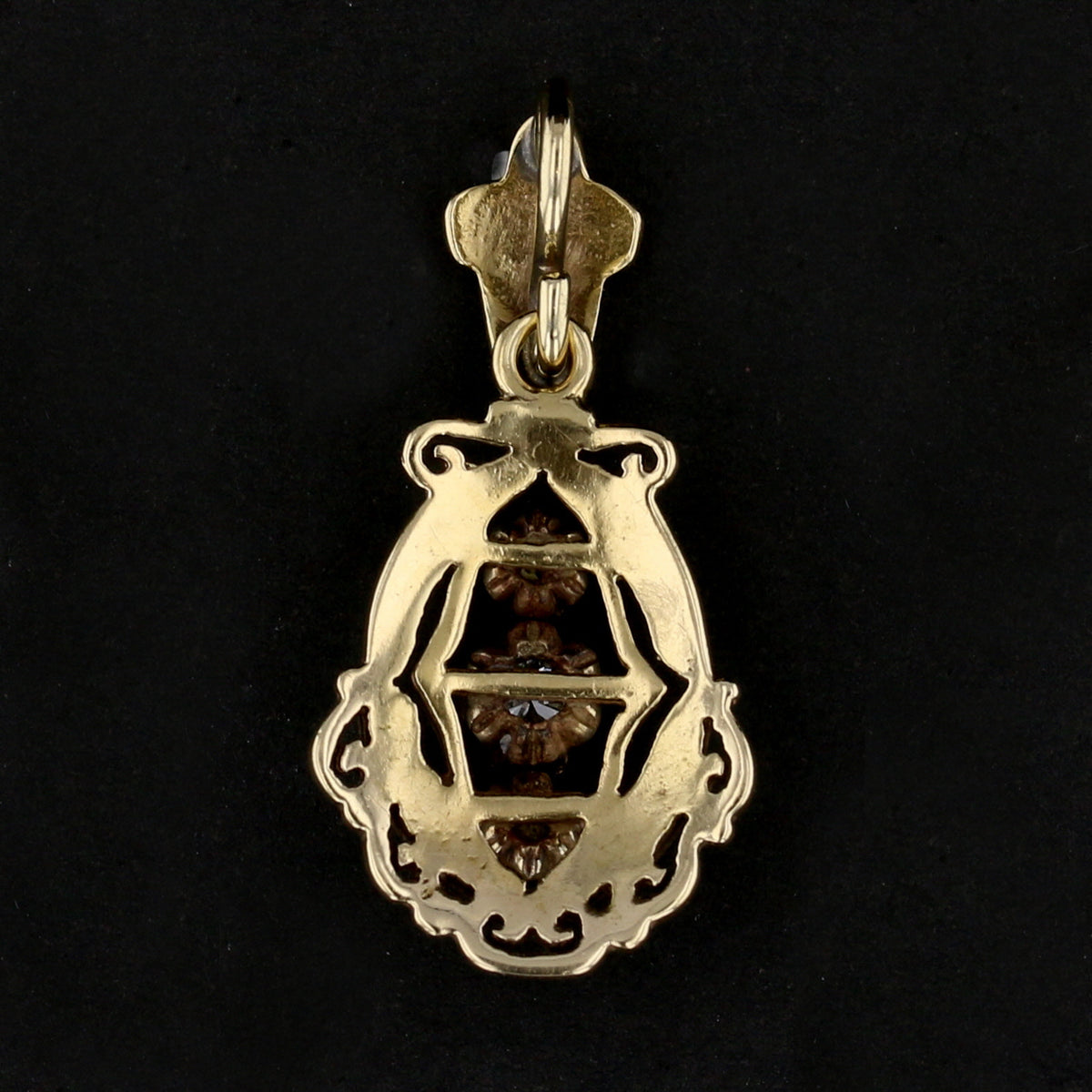 Vintage Diamond Filigree Pendant