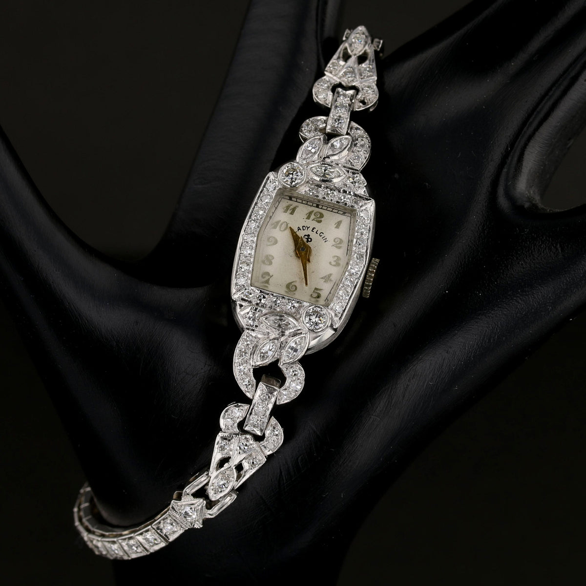 C1920 Lady Elgin Diamond Watch - serviced Nov/2024   893867