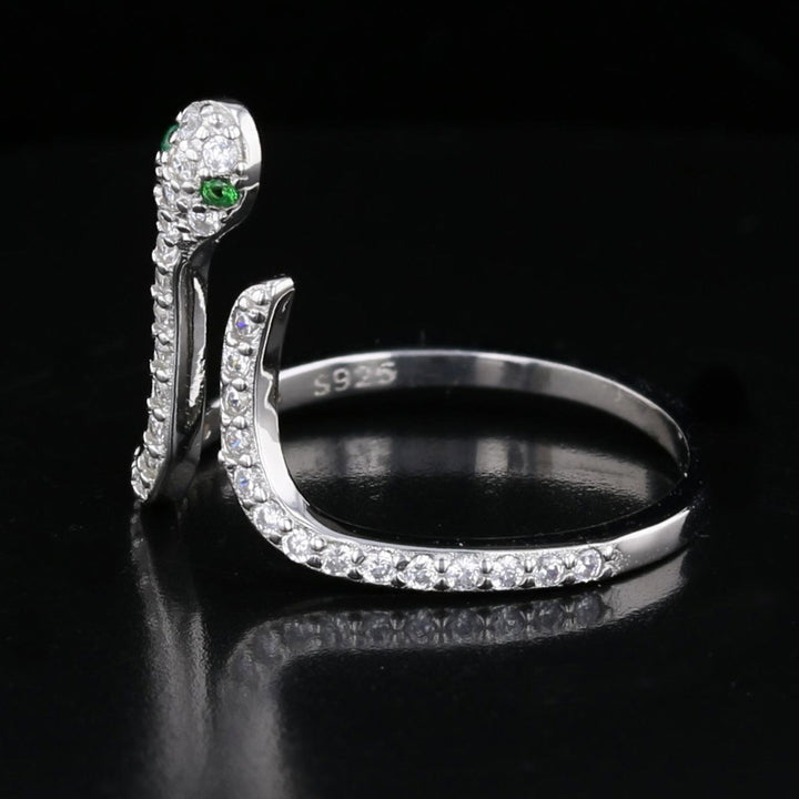CZ Snake Ring