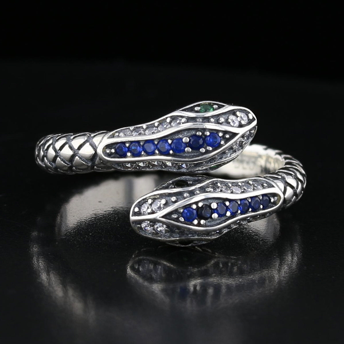 Double Headed Snake Ring