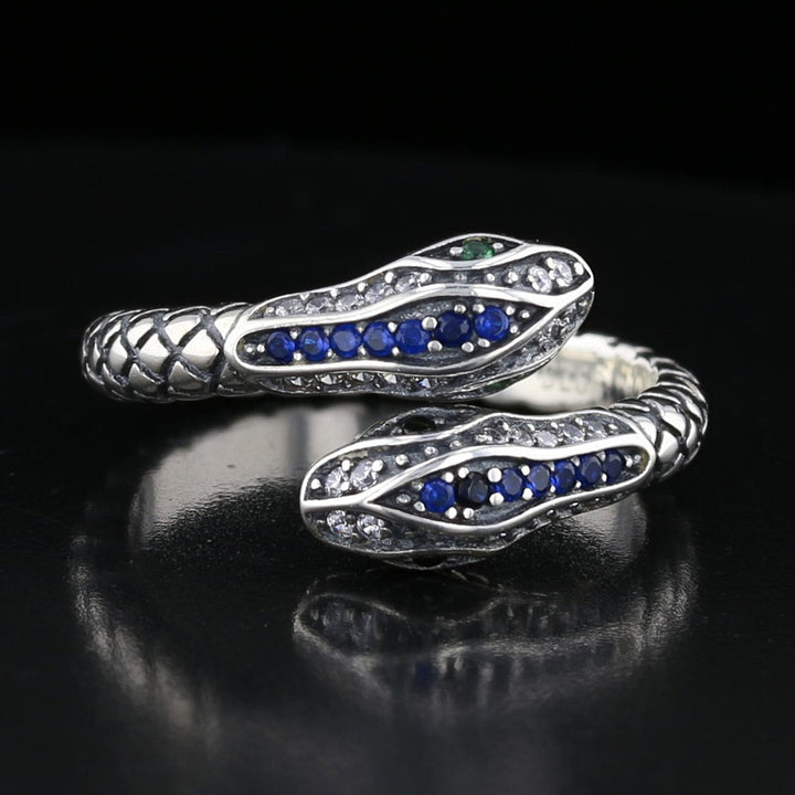 Double Headed Snake Ring