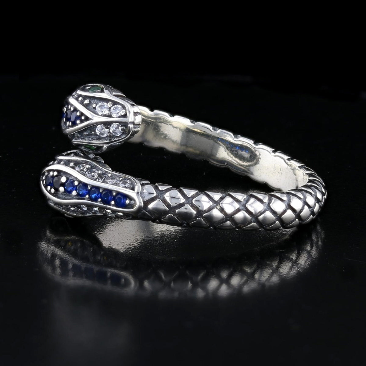 Double Headed Snake Ring