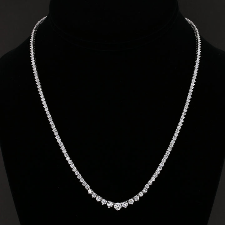Graduate Diamond Tennis Necklace