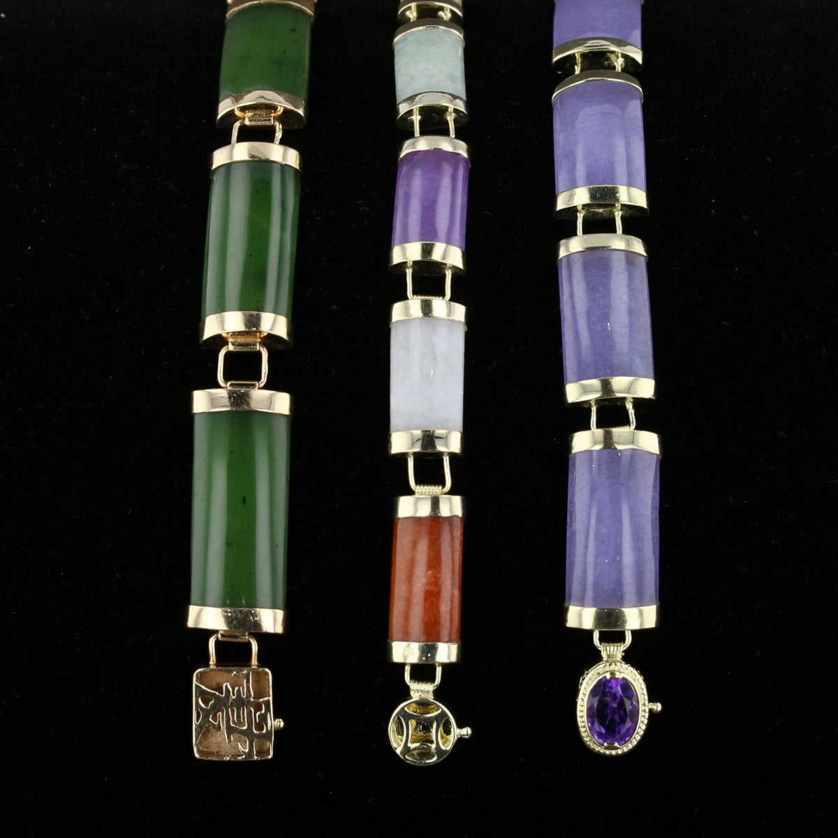 Multi Color Jade Bracelet