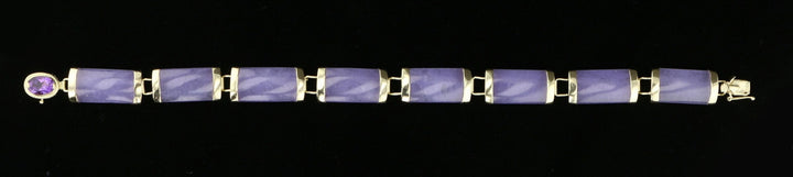 Purple Jade Bracelet