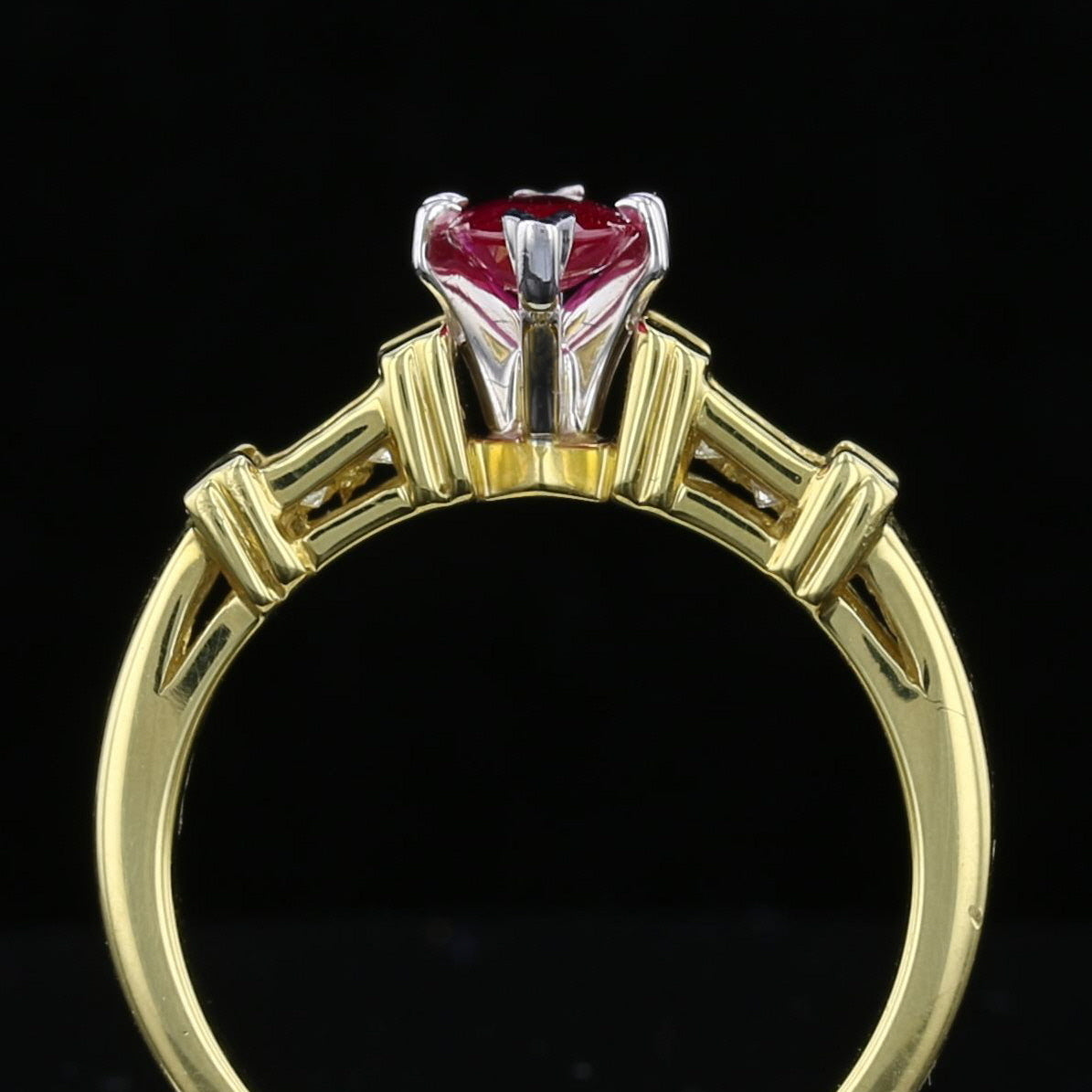 Marquise Ruby Diamond Ring