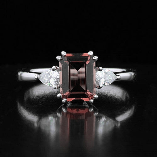 VooDooStone Emerald Cut Sterling Silver Ring