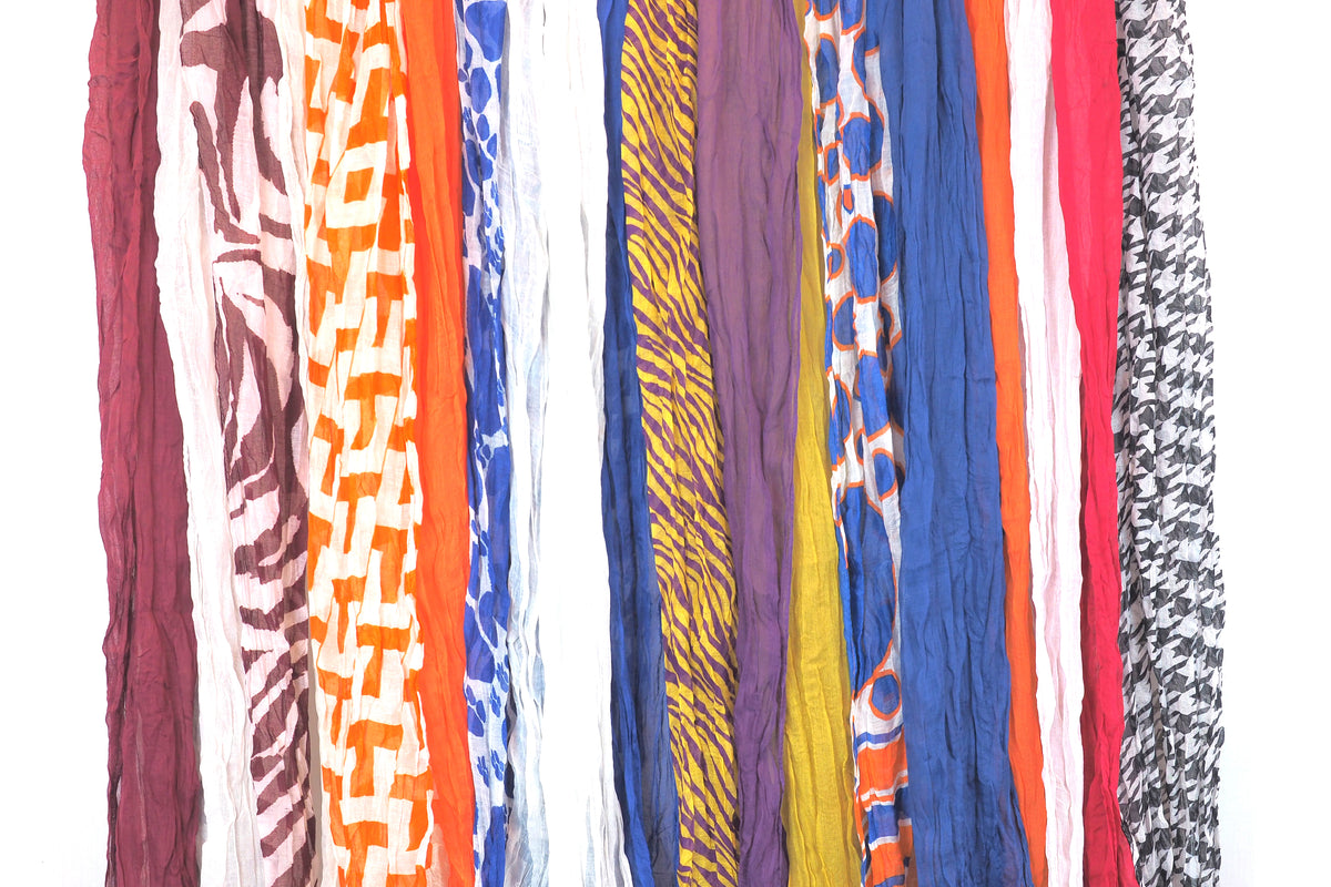 Lot of 50 Assorted Scarves