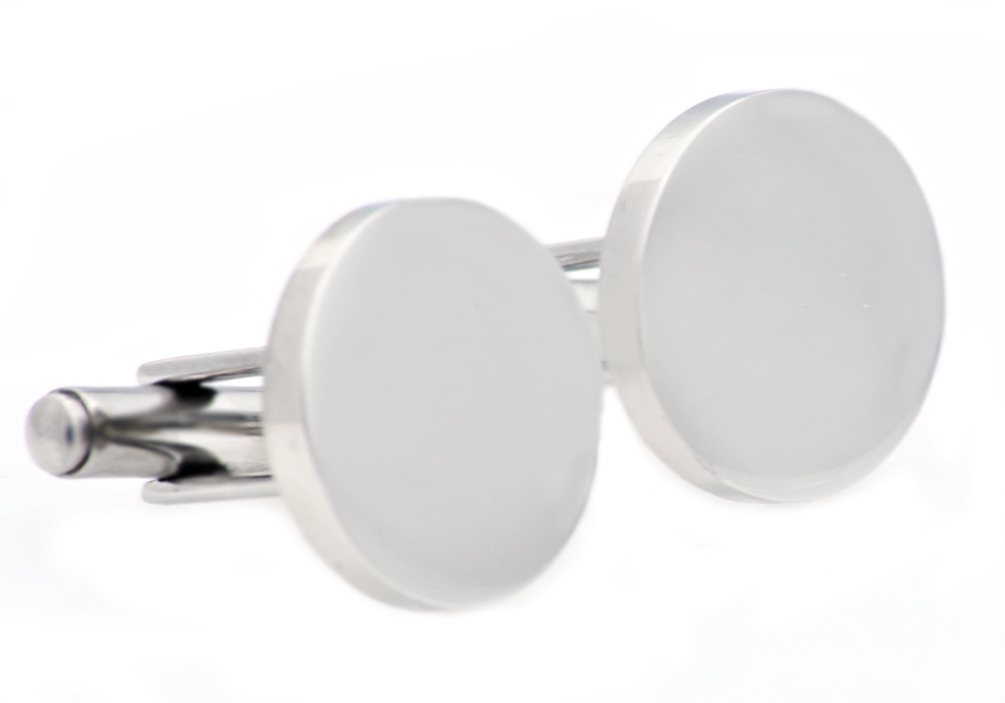 Contemporary Round Cufflinks - David's Antiques & Jewelry