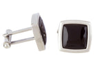 Soft Square Onyx Cufflinks - David's Antiques & Jewelry