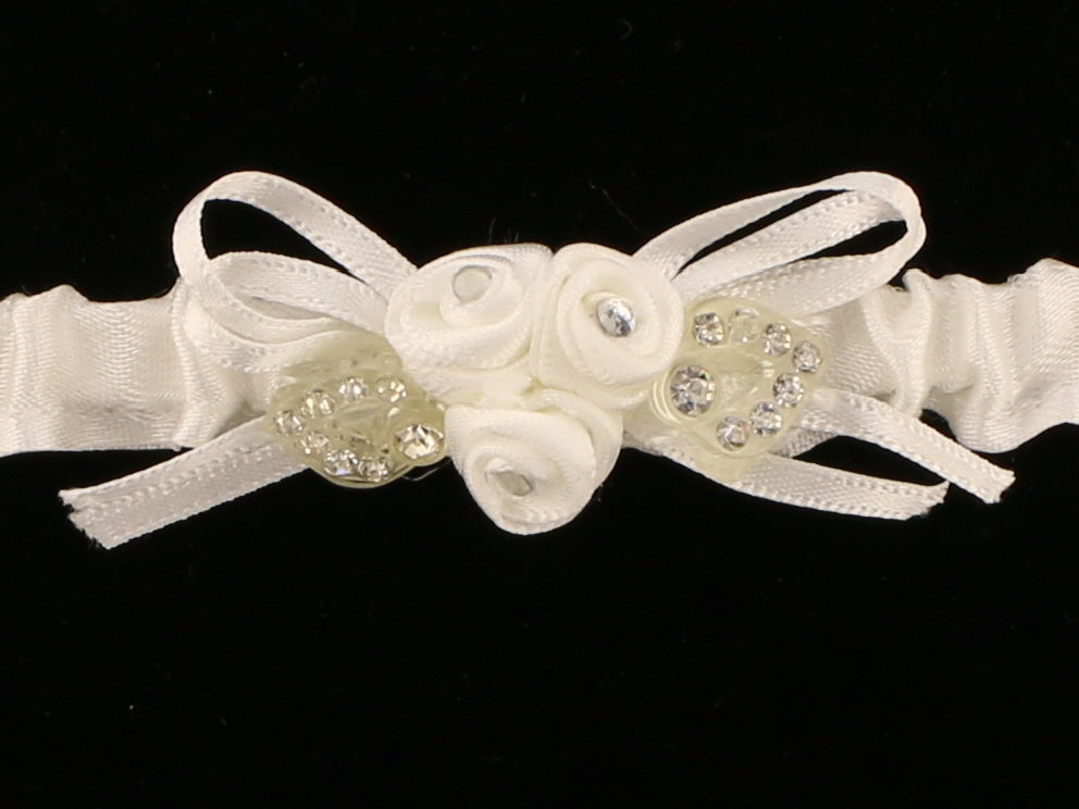 Elegant Guipure Crochet Lace Garter | Handmade