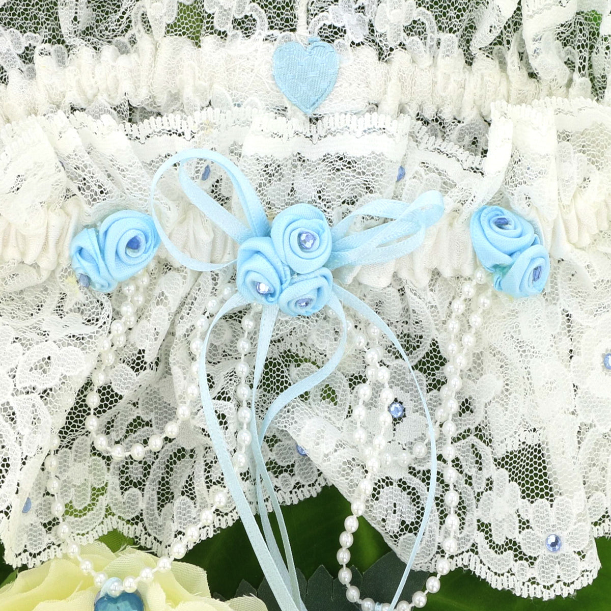 Timeless Beauty: Ivory Nottingham Lace Bridal Garter