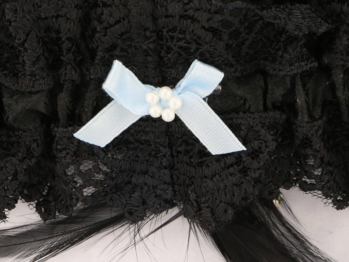 Fab Sexy Black Guipure Lace Garter