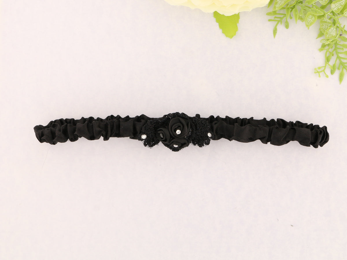 Fab Sexy Black Guipure Lace Garter