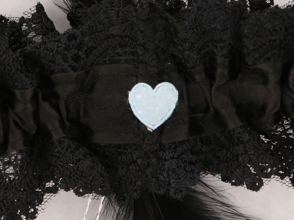 Fab Sexy Black Guipure Lace Garter