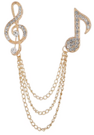 Musical Note Lapel Pin - David's Antiques & Jewelry