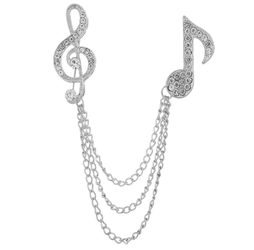 Musical Note Lapel Pin