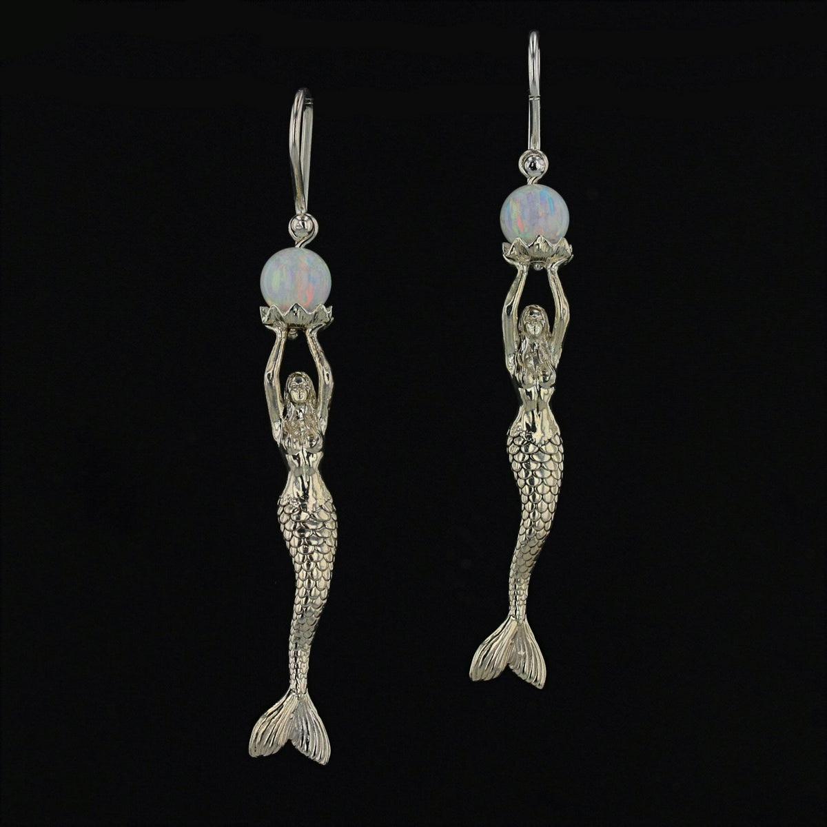 Mermaid Opal Earrings