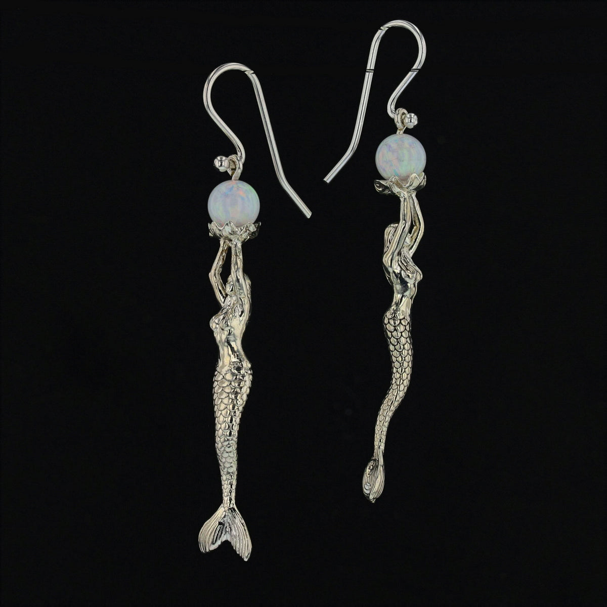Mermaid Opal Earrings
