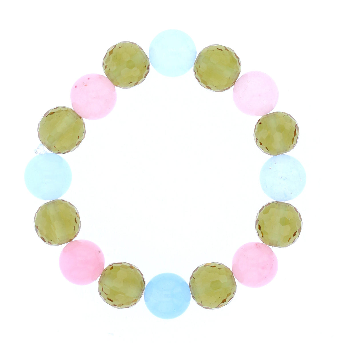 Cotton Candy Aquamarine VooDoostone Bracelet for Kids (Ages 3-5)