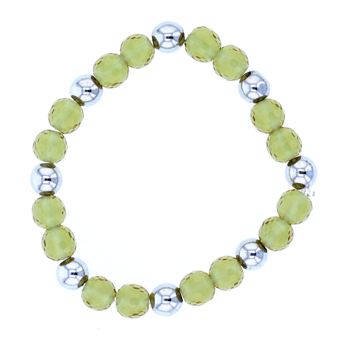 VooDooStone and Hematite Bead Bracelet for Kids (Ages 6-8)