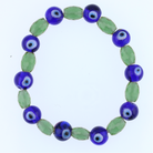 VooDooStone & Evil Eye Glass Bead Bracelet - David's Antiques & Jewelry