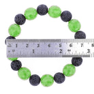 VooDooStone and Lava stone Beaded Bracelet - Life Symbol - David's Antiques & Jewelry