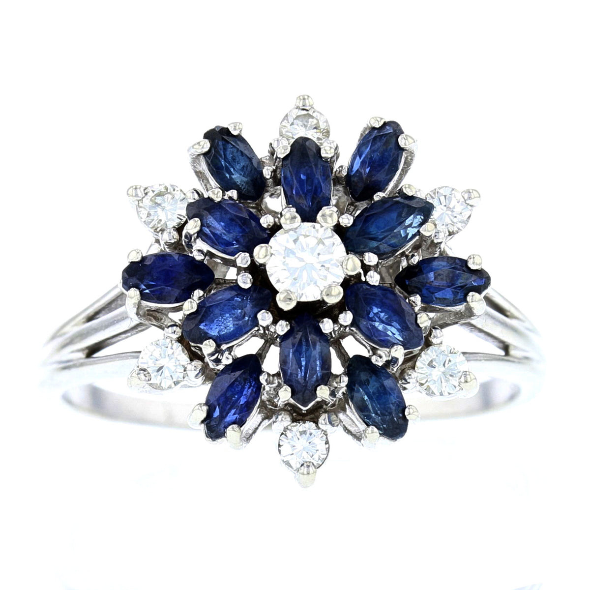 Diamond, Sapphire Ring