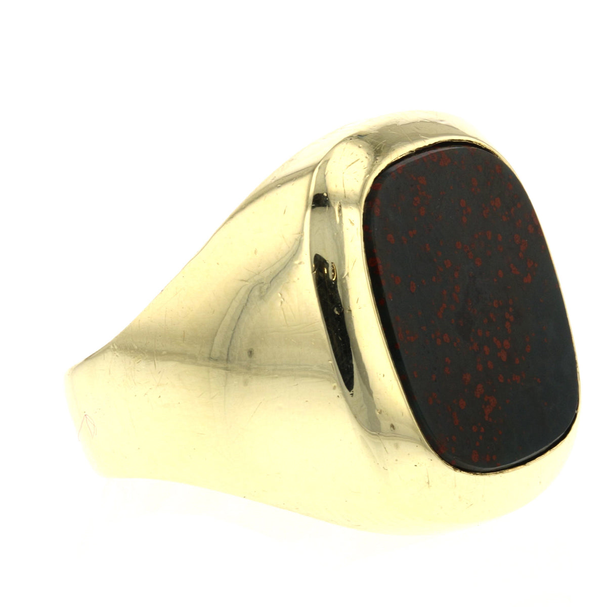 Bloodstone Man's Ring - David's Antiques & Jewelry