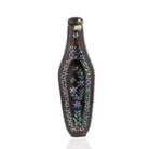LACQUER  MOTHER OF PEARL INLAID SNUFF BOTTLE 1 - David's Antiques & Jewelry