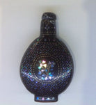 Chinese Lac Burgaute Snuff Bottle – Mother of Pearl Floral Designs - David's Antiques & Jewelry