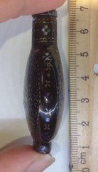Chinese Lac Burgaute Snuff Bottle – Mother of Pearl Floral Designs - David's Antiques & Jewelry