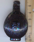 Chinese Lac Burgaute Snuff Bottle – Mother of Pearl Floral Designs - David's Antiques & Jewelry