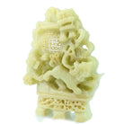 Carved Light Green Yellowish Jade 'Foo Lion - David's Antiques & Jewelry