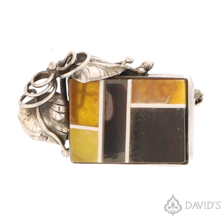 Baltic Amber Mosaic Pendant
