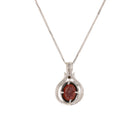 Oval Garnet Pendant - David's Antiques & Jewelry
