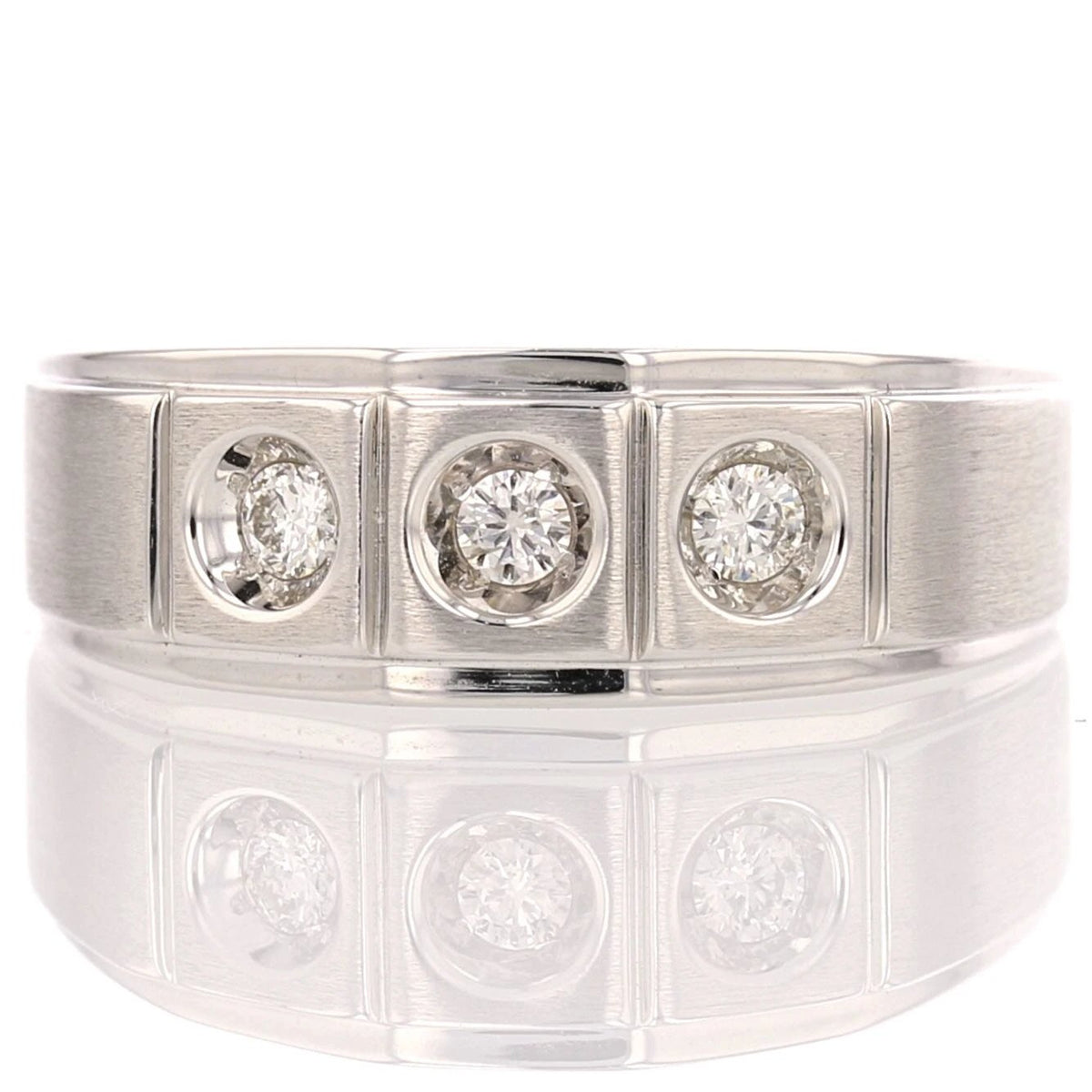 Gold Men's Diamond Ring