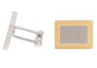 Gold Plated Frame Cuff Links - David's Antiques & Jewelry