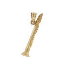 Gold Clarinet Pendant - David's Antiques & Jewelry