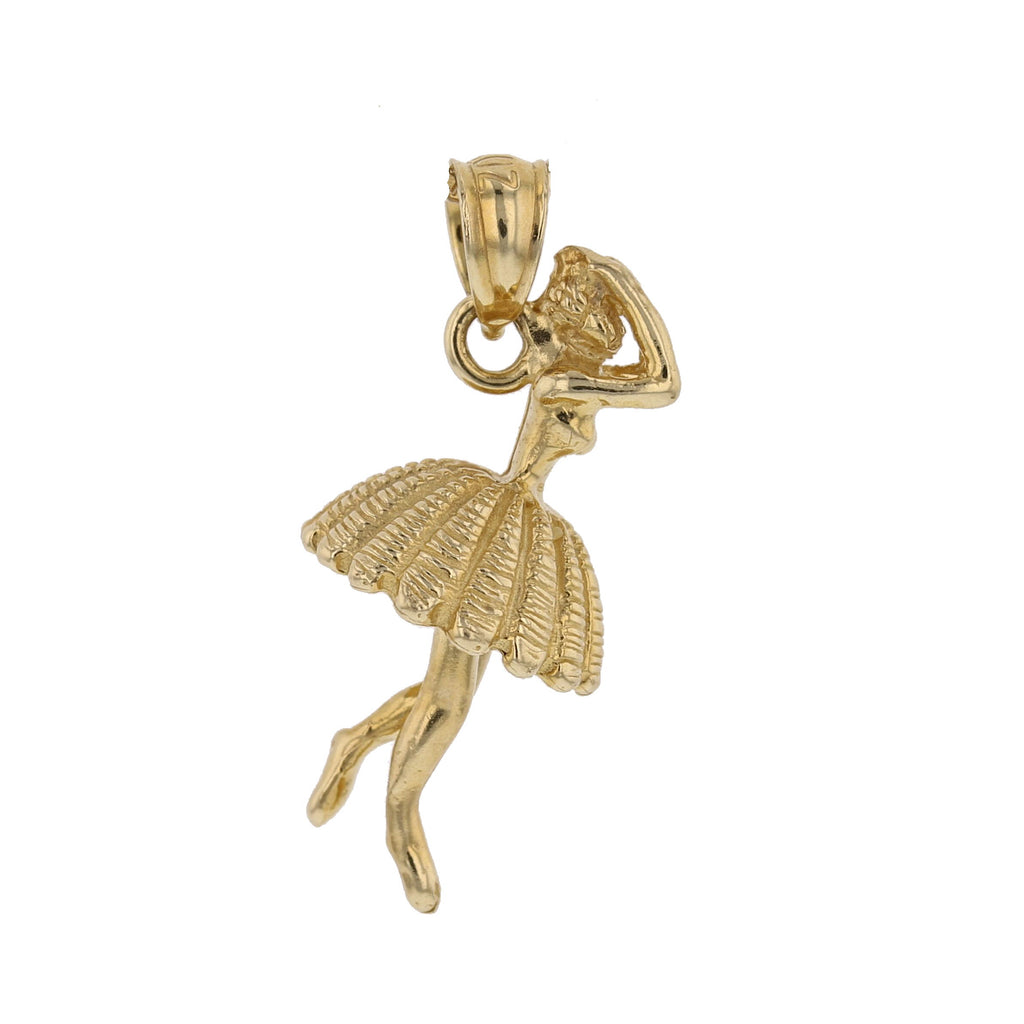 Bale Dancer Gold  Pendant - David's Antiques & Jewelry