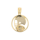 Gold Football Pendant - David's Antiques & Jewelry