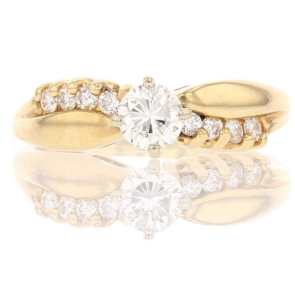 Crossover Diamond Ring - David's Antiques & Jewelry
